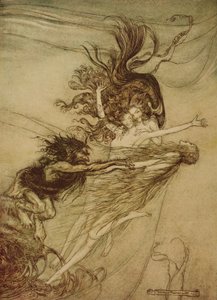 The Rhinemaidens Teasing Alberich from 